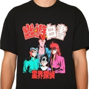 Yu Yu Hakusho Japanese Manga Anime Character Tee Size Large